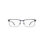 TiFlex Men's T1717 Browline Prescription Eyeglasses with Case, Matte Black