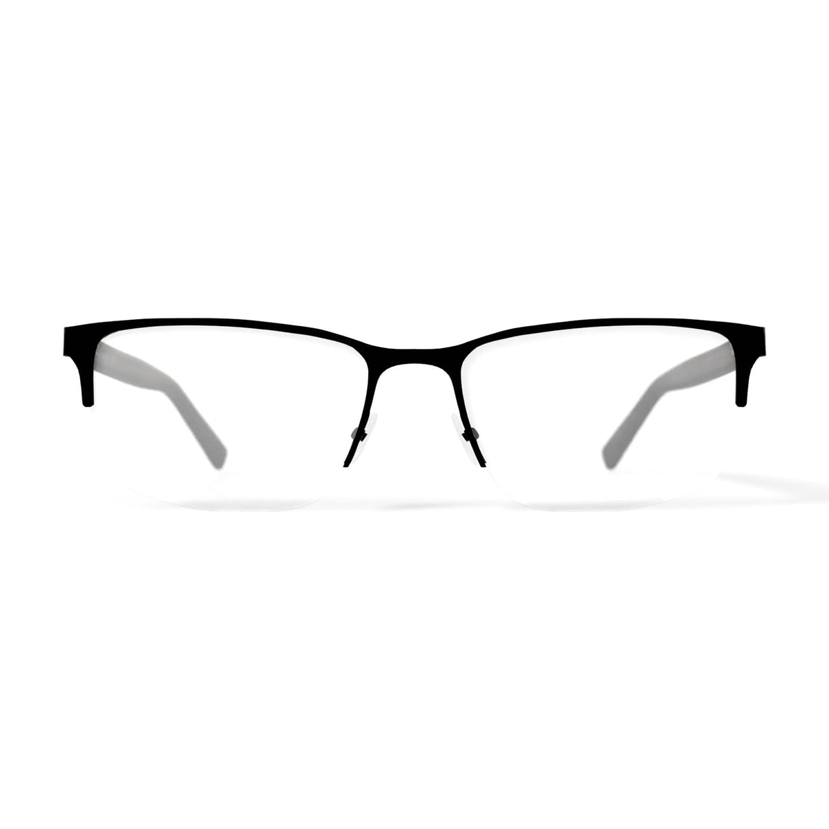 Timberland Men's TB1805-1 Rectangular Prescription Eyeglasses with Case, Black