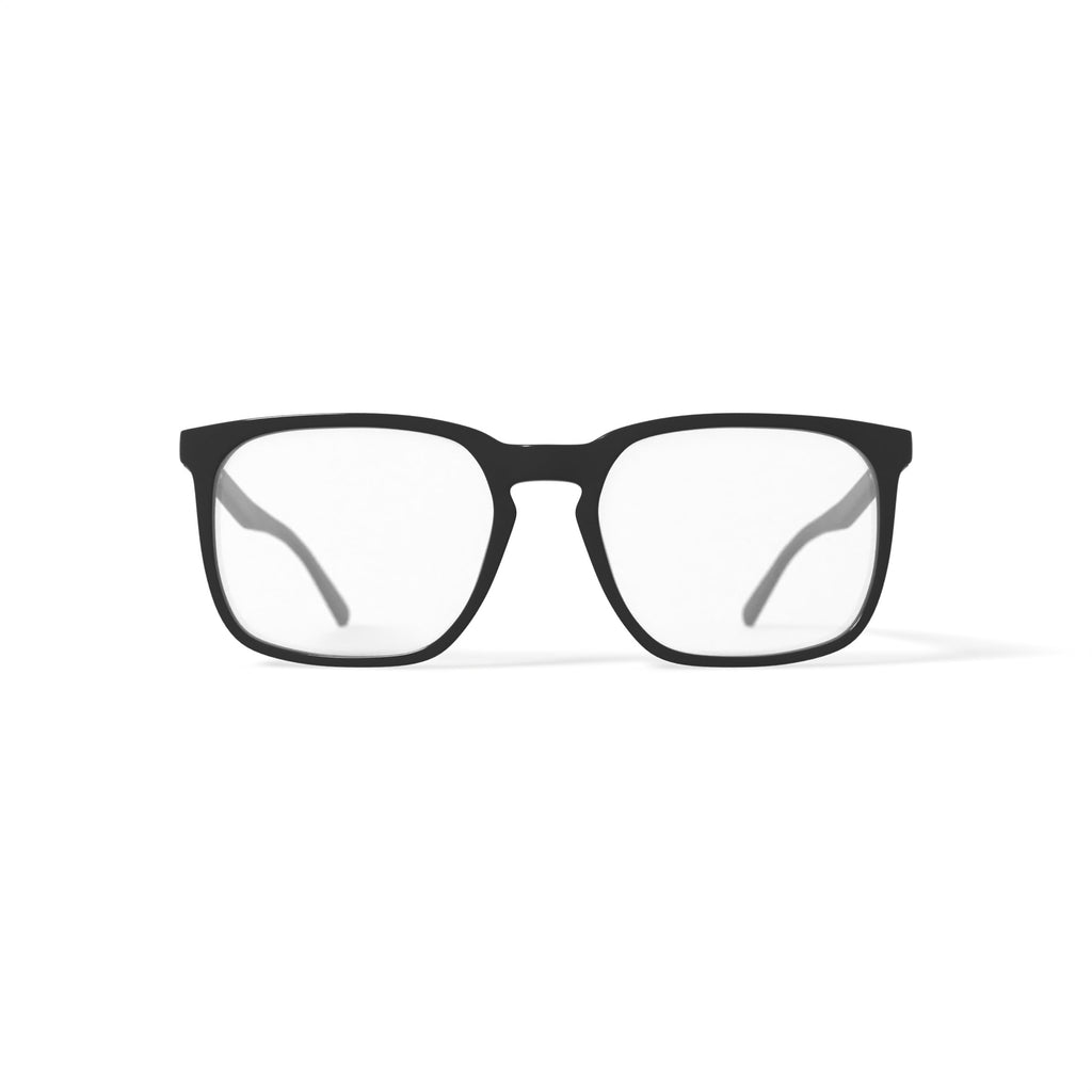 Timberland Men's TB1814-1 Square Prescription Eyeglasses with Case, Black