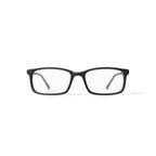 Men's DNA4002 Rectangular Prescription Eyeglasses with Case, Black
