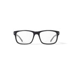 Men's DNA4012 Rectangular Prescription Eyeglasses with Case, Black