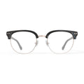 True Religion Men's T008 Browline Prescription Eyeglasses with Case, Black