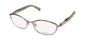 NEW VERA WANG V358 WOMENS/LADIES CAT EYE FULL-RIM ROSE GOLD FRAME DEMO LENSES 50-15-130 SPRING HINGES EYEGLASSES/EYE GLASSES