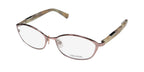 NEW VERA WANG V358 WOMENS/LADIES CAT EYE FULL-RIM ROSE GOLD FRAME DEMO LENSES 50-15-130 SPRING HINGES EYEGLASSES/EYE GLASSES
