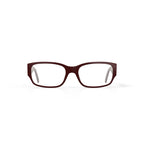 Vendela Women's V1001 Rectangular Prescription Eyeglasses with Case, Cherry Red