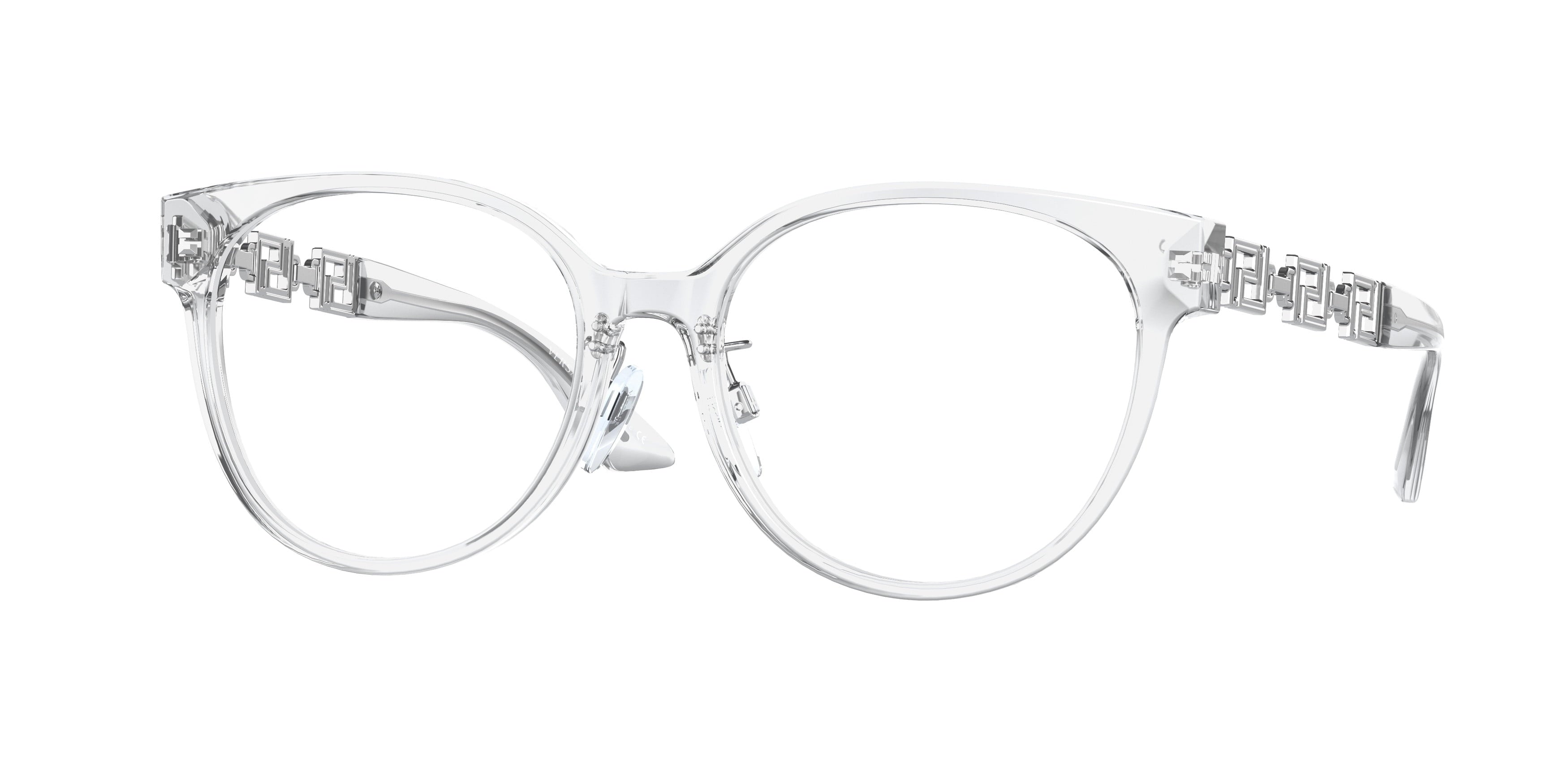 Versace Demo Oval Ladies Eyeglasses VE3302D 148 54