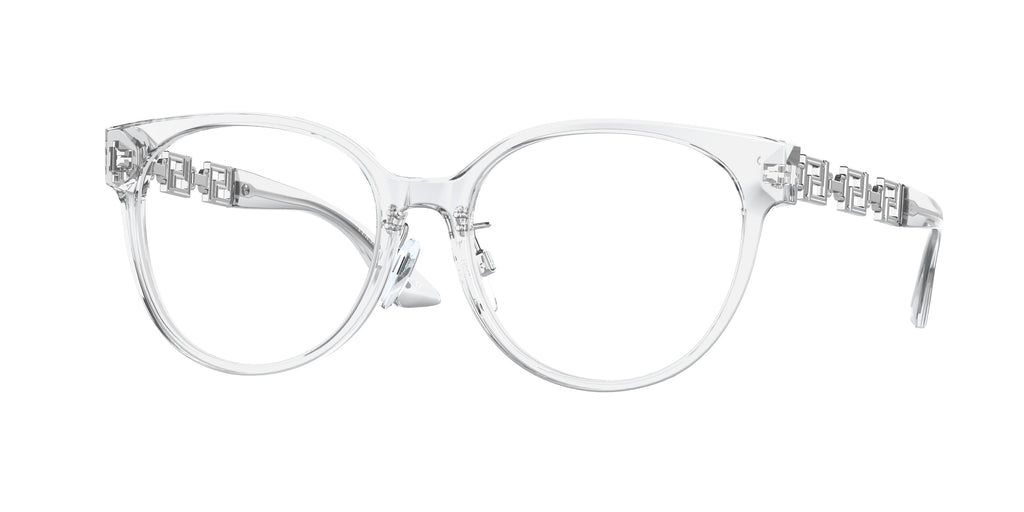 Versace Demo Oval Ladies Eyeglasses VE3302D 148 54