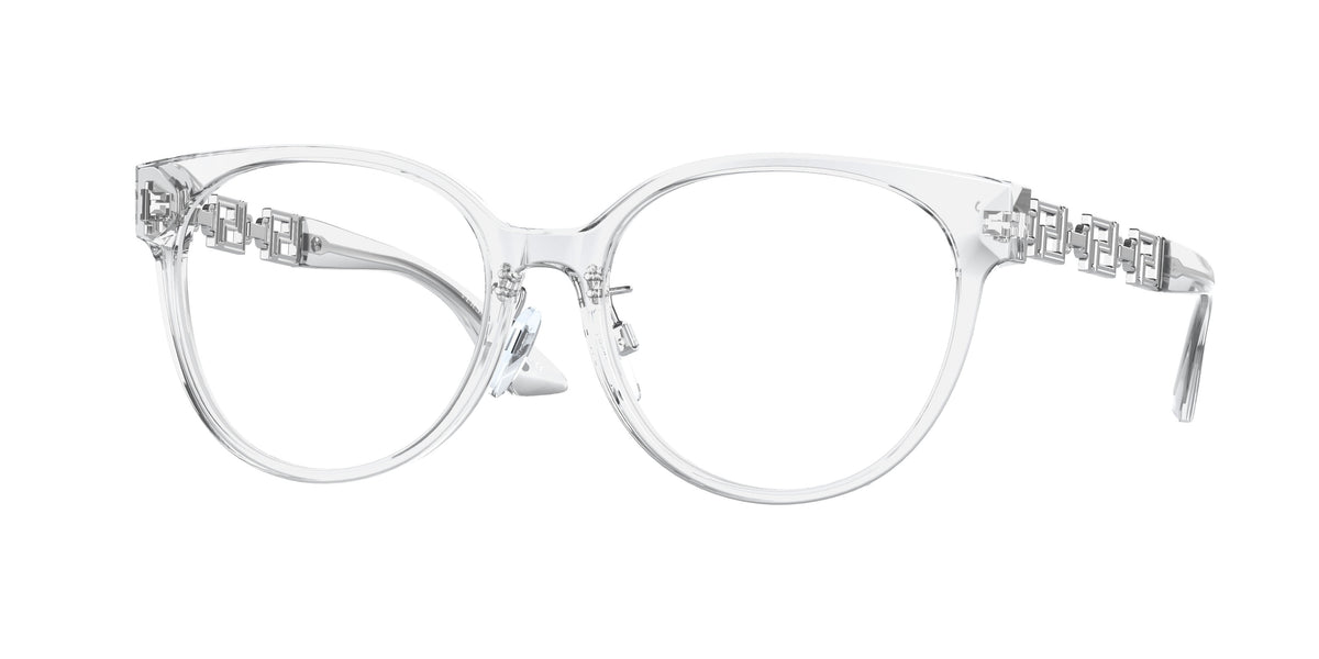 Versace Demo Oval Ladies Eyeglasses VE3302D 148 54