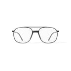 Via Milano Men's Kyle Square Prescription Eyeglasses with Case, Gunmetal