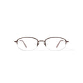 Visage Women's E211 Oval Prescription Eyeglasses with Case, Brown