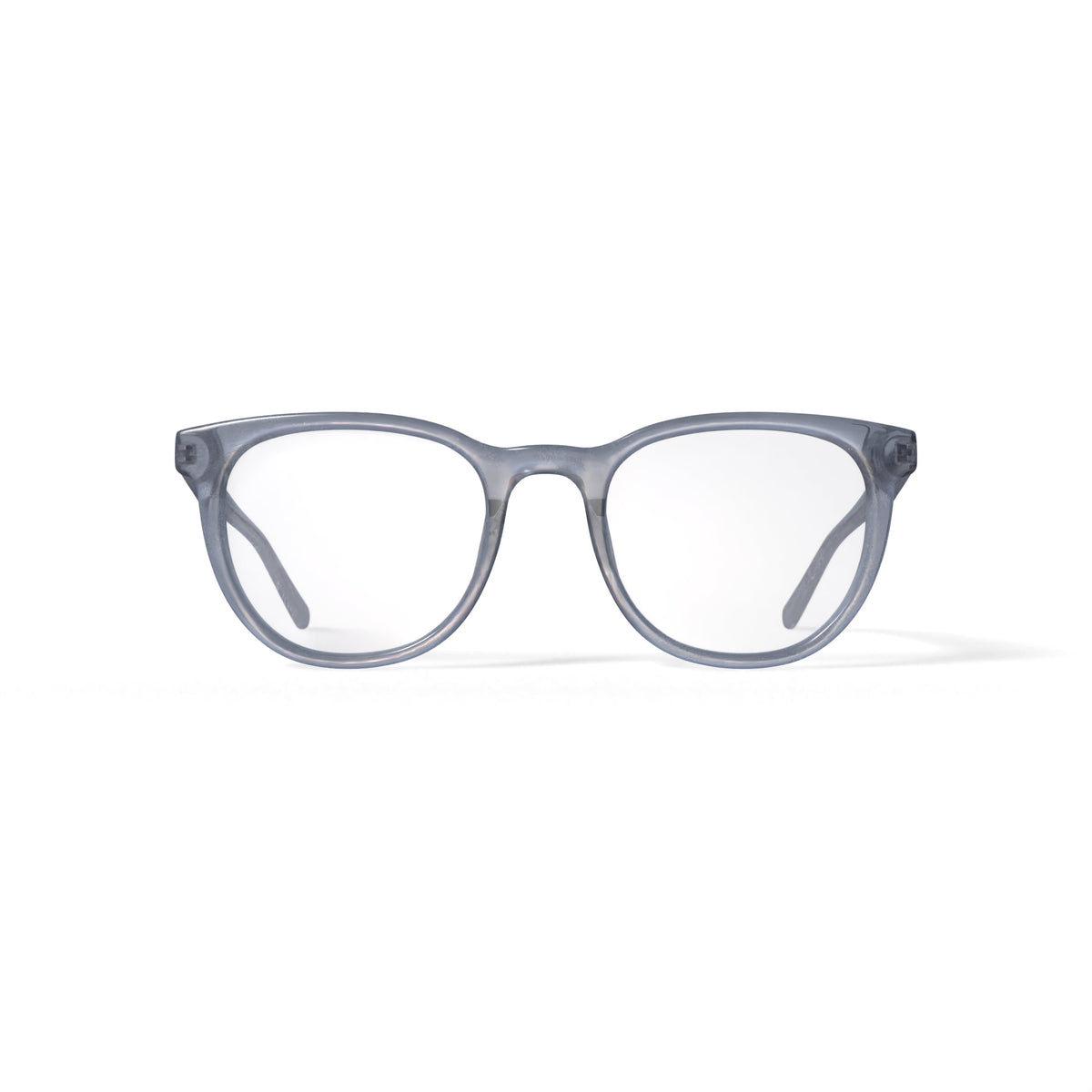 Women's Linden Round Prescription Eyeglasses with Case, Crystal