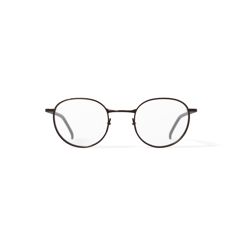 Men's FM17267B Round Prescription Eyeglasses with Case, Gunmetal