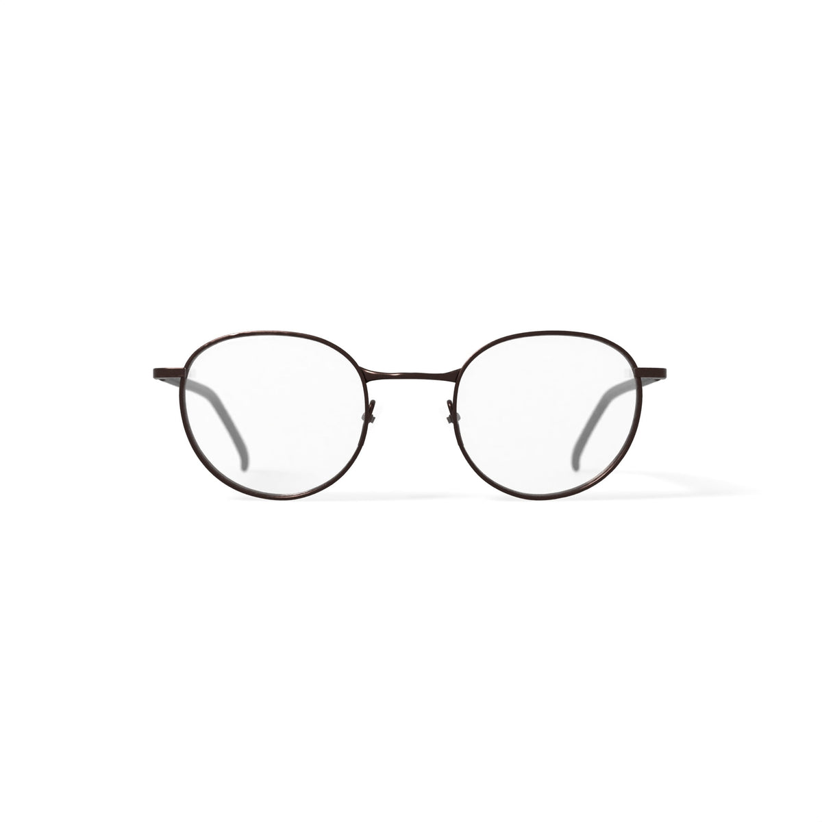 Men's FM17267B Round Prescription Eyeglasses with Case, Gunmetal