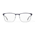 Men's MC010 Joseph Browline Prescription Eyeglasses with Case, Black