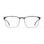 Men's MC010 Joseph Browline Prescription Eyeglasses with Case, Black