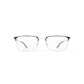 Men's MK10405 Square Prescription Eyeglasses with Case, Silver