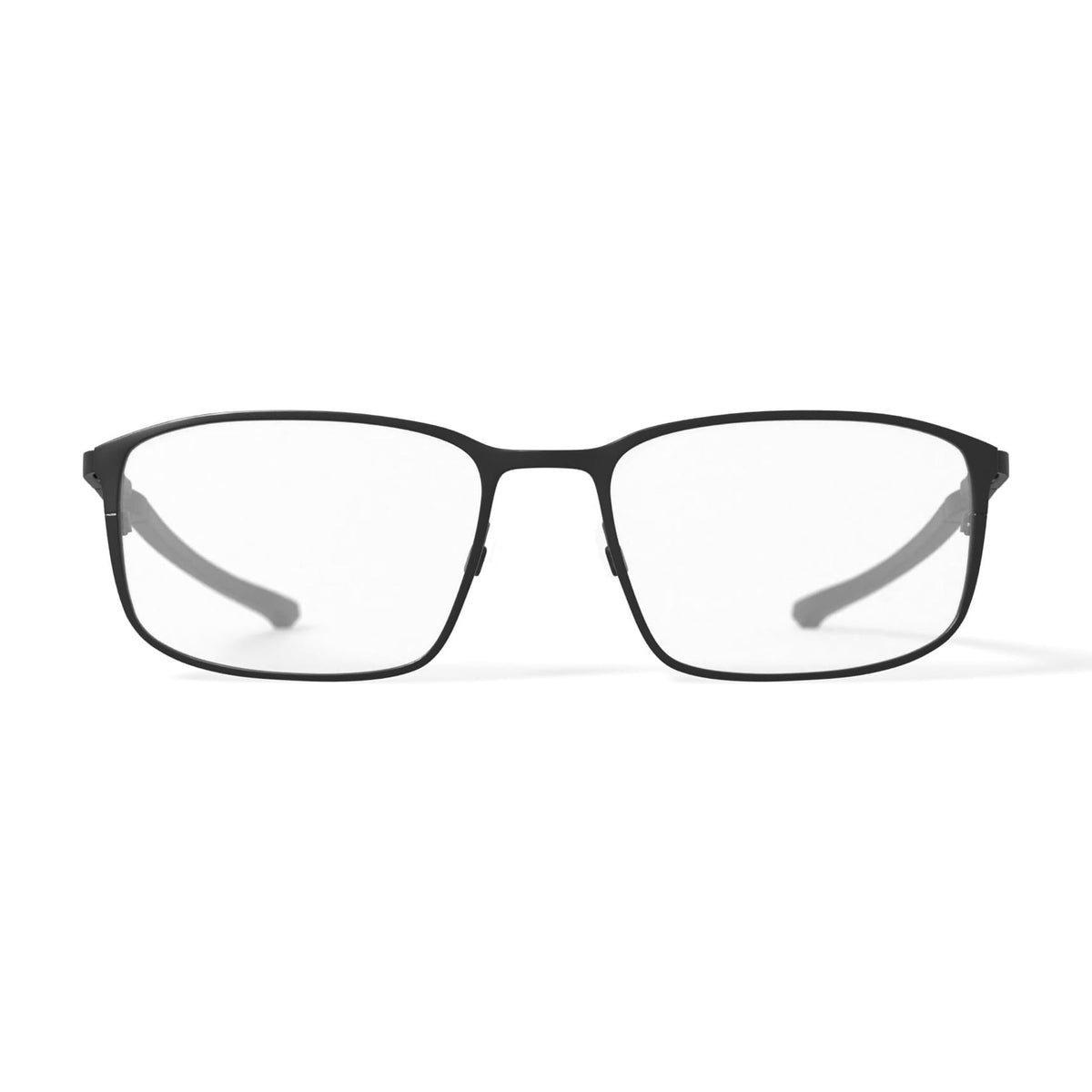 Men's MC001 James Square Prescription Eyeglasses with Case, Matte Black