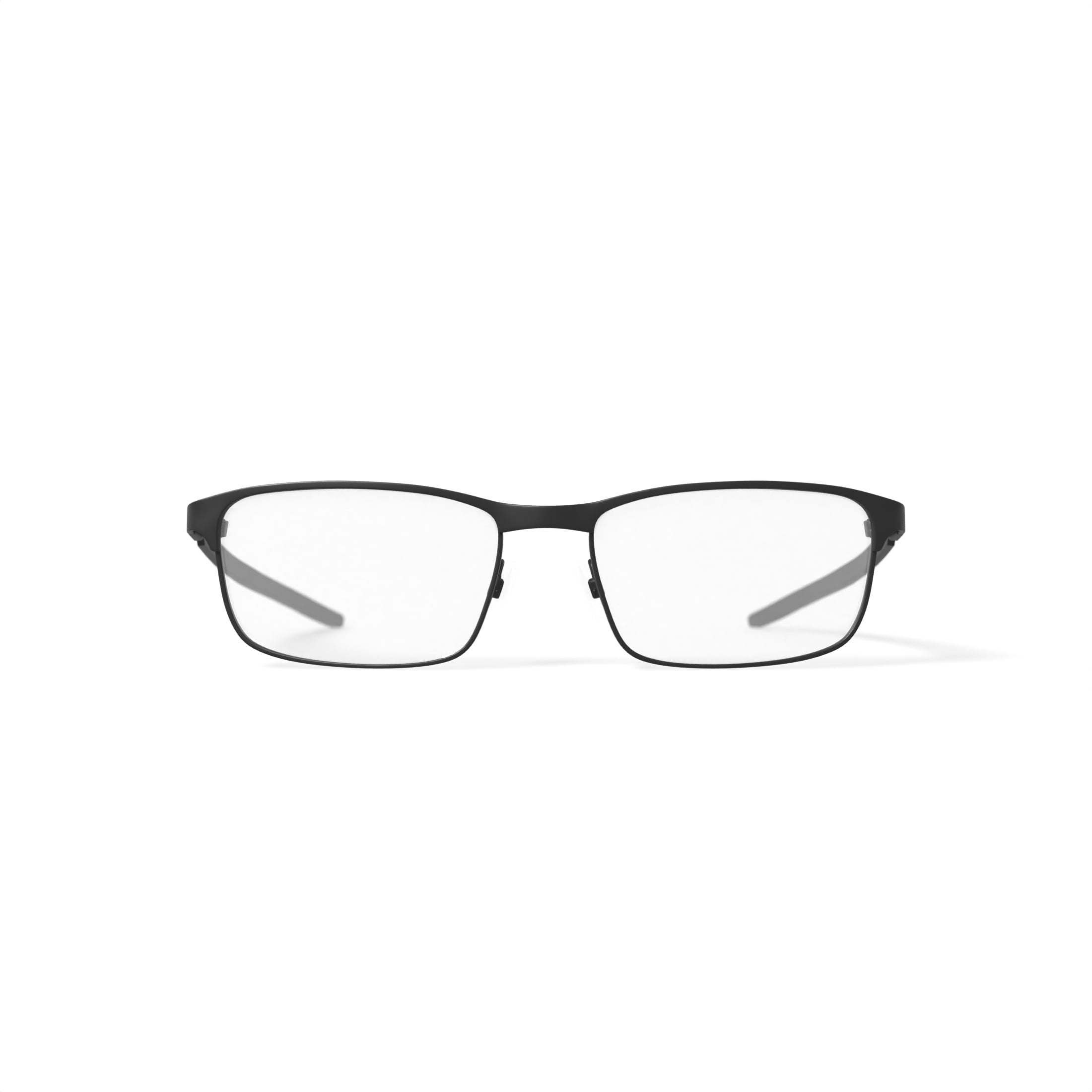 Men's MC002 Craig Rectangular Prescription Eyeglasses with Case, Matte Black