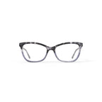 Women's MV023 Tabitha Cat Eye Prescription Eyeglasses with Case, Crystal Black