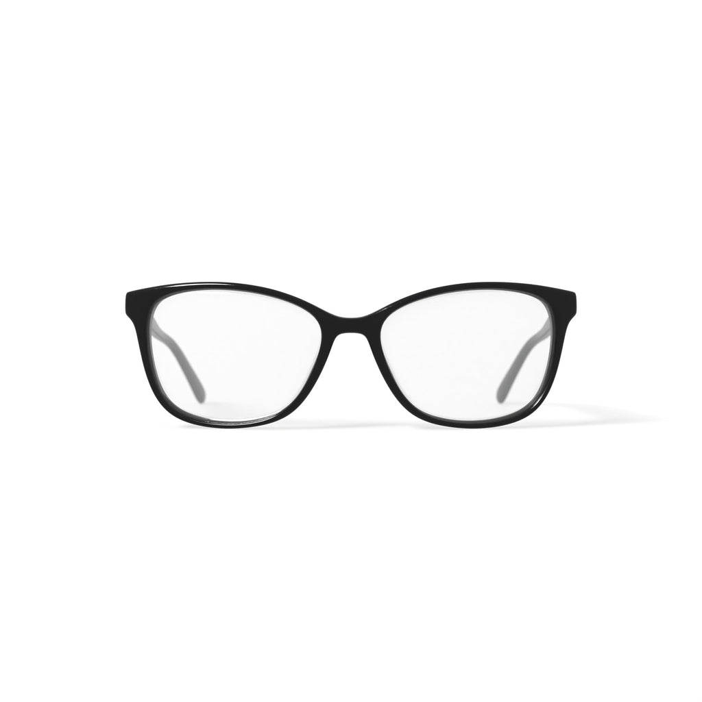 Women's MJ07322 Square Prescription Eyeglasses with Case, Black