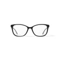 Women's MJ07322 Square Prescription Eyeglasses with Case, Black