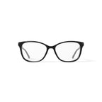 Women's MJ07322 Square Prescription Eyeglasses with Case, Black