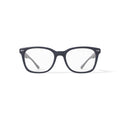 Womens FM13038 Square Prescription Eyeglasses with Case, Black/Purple