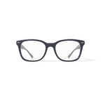 Womens FM13038 Square Prescription Eyeglasses with Case, Black/Purple