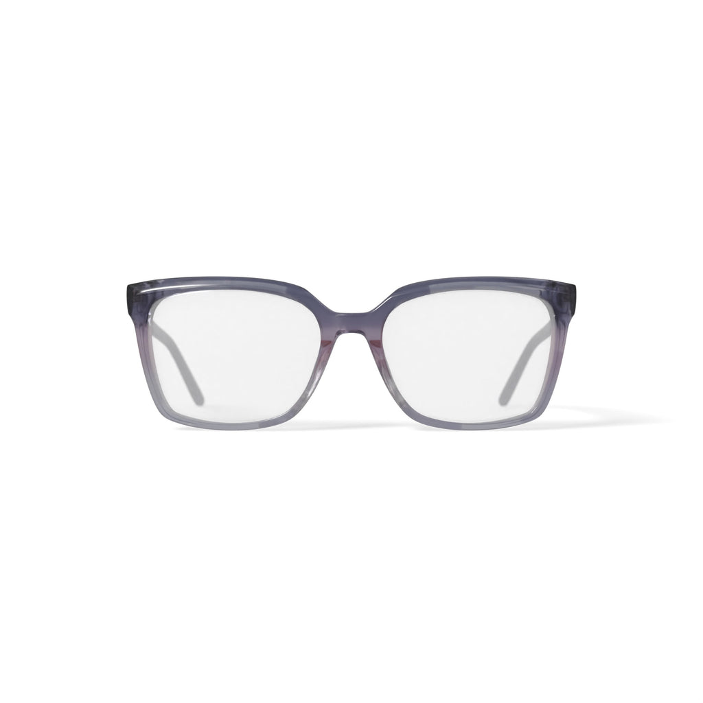 Women's MC014 Nyobi Square Prescription Eyeglasses with Case, Gray Pink