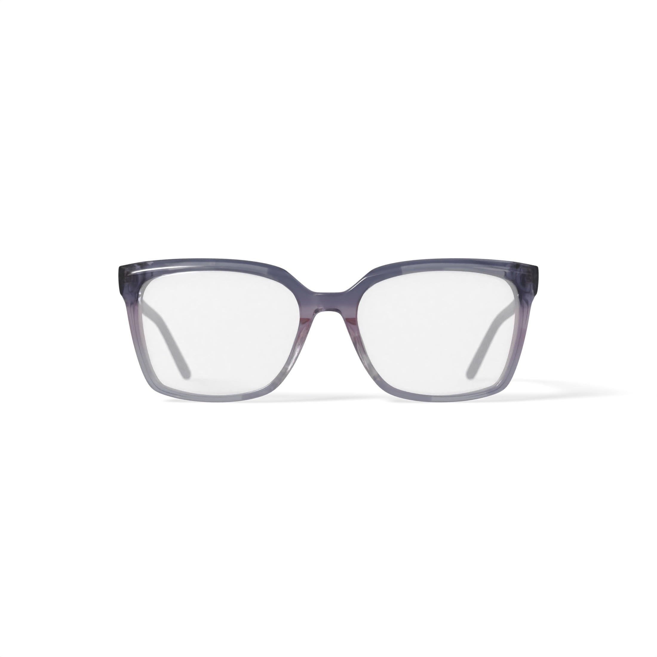Women's MC014 Nyobi Square Prescription Eyeglasses with Case, Gray Pink