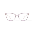 Women's MV007 Whitney Cat Eye Prescription Eyeglasses with Case, Crystal Brown