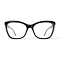 Women's MV021 Karen Cat Eye Prescription Eyeglasses with Case, Black