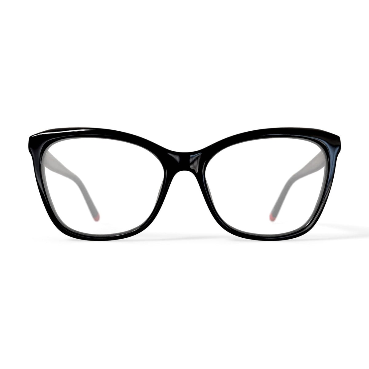 Women's MV021 Karen Cat Eye Prescription Eyeglasses with Case, Black