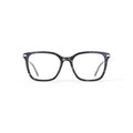 Women's MV022 Ash Square Prescription Eyeglasses with Case, Black Tortoise