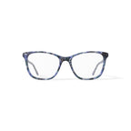Women's MV024 Cheryl Square Prescription Eyeglasses with Case, White Tortoise