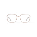 Women's MV027 Jillian Square Prescription Eyeglasses with Case, Gold