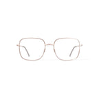 Women's MV027 Jillian Square Prescription Eyeglasses with Case, Gold