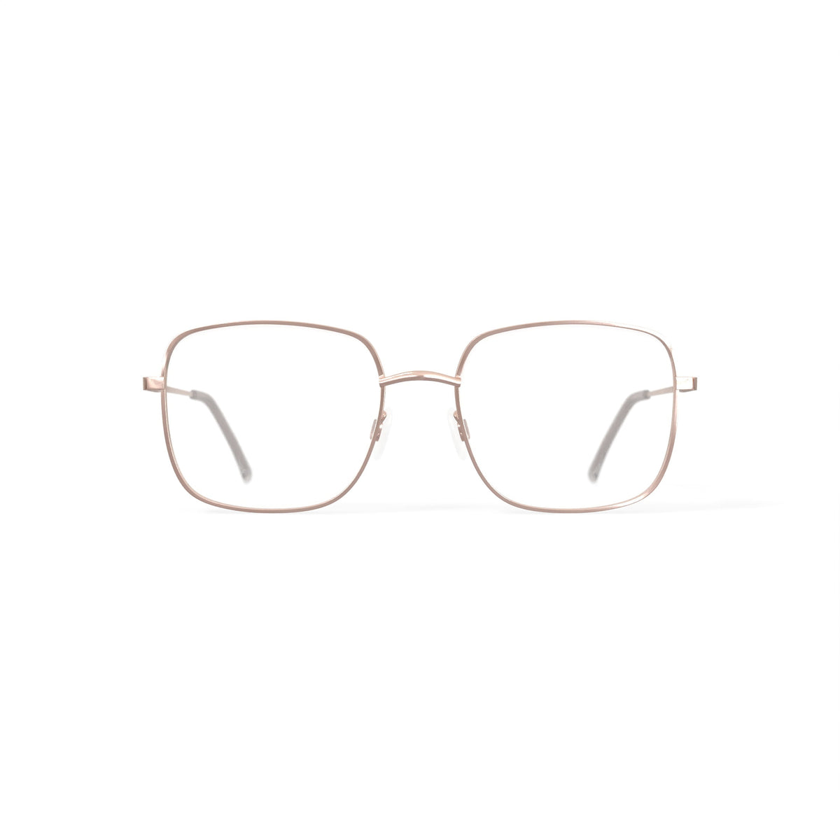 Women's MV027 Jillian Square Prescription Eyeglasses with Case, Gold