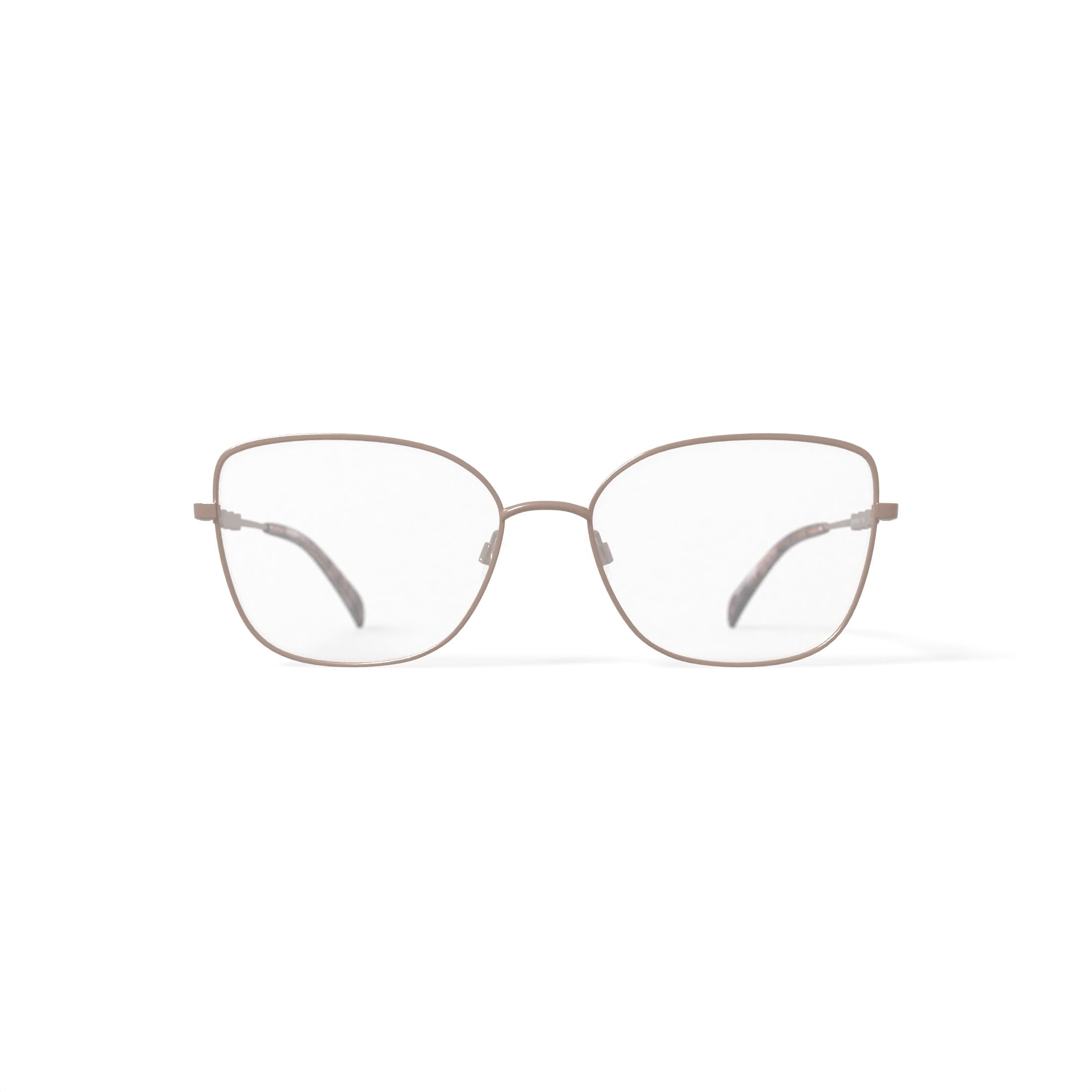 Women's MC012 Tori Cat Eye Prescription Eyeglasses with Case, Rose Gold