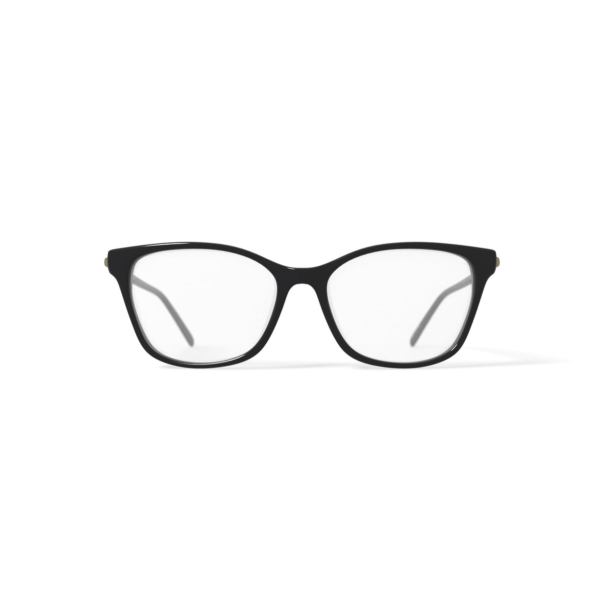 Women's MV019 Amy Square Prescription Eyeglasses with Case, Black