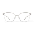 Women's MV016 Chelsea Cat Eye Prescription Eyeglasses with Case, Silver
