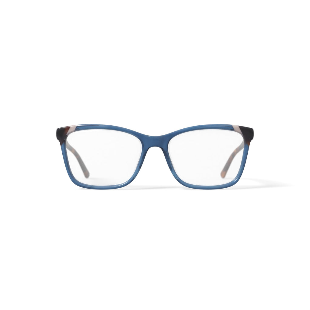 Women's MV025 Kelley Square Prescription Eyeglasses with Case, Blue