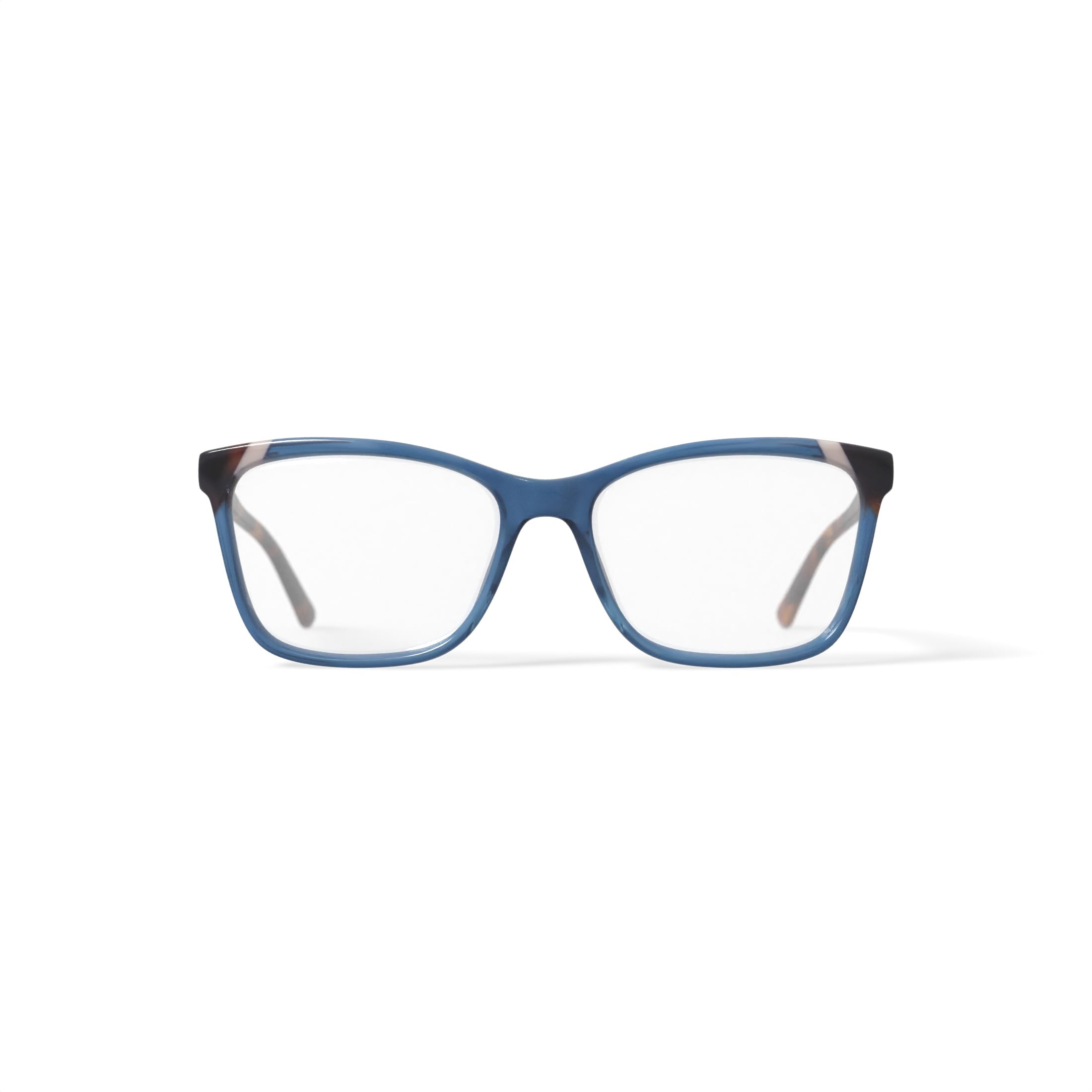 Women's MV025 Kelley Square Prescription Eyeglasses with Case, Blue
