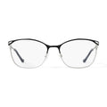 Women's WM200650-1 Oval Prescription Eyeglasses with Case, Navy