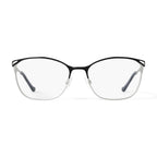 Women's WM200650-1 Oval Prescription Eyeglasses with Case, Navy