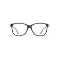 Women's WOP67 Square Prescription Eyeglasses with Case, Brown