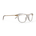 Women's WOP69 Cat Eye Prescription Eyeglasses with Case, Crystal