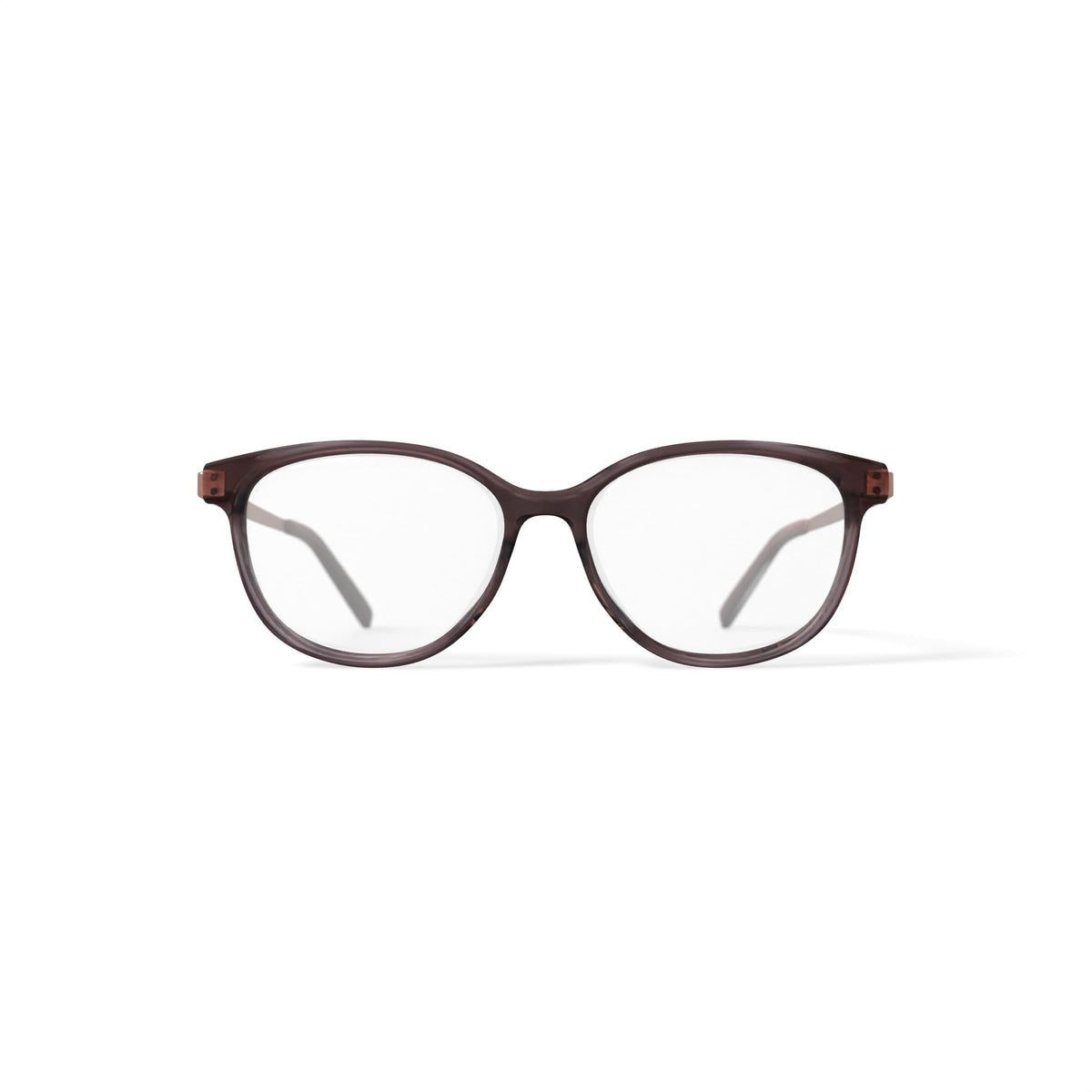 Women's BE222 Calla Round Prescription Eyeglasses with Case, Brown