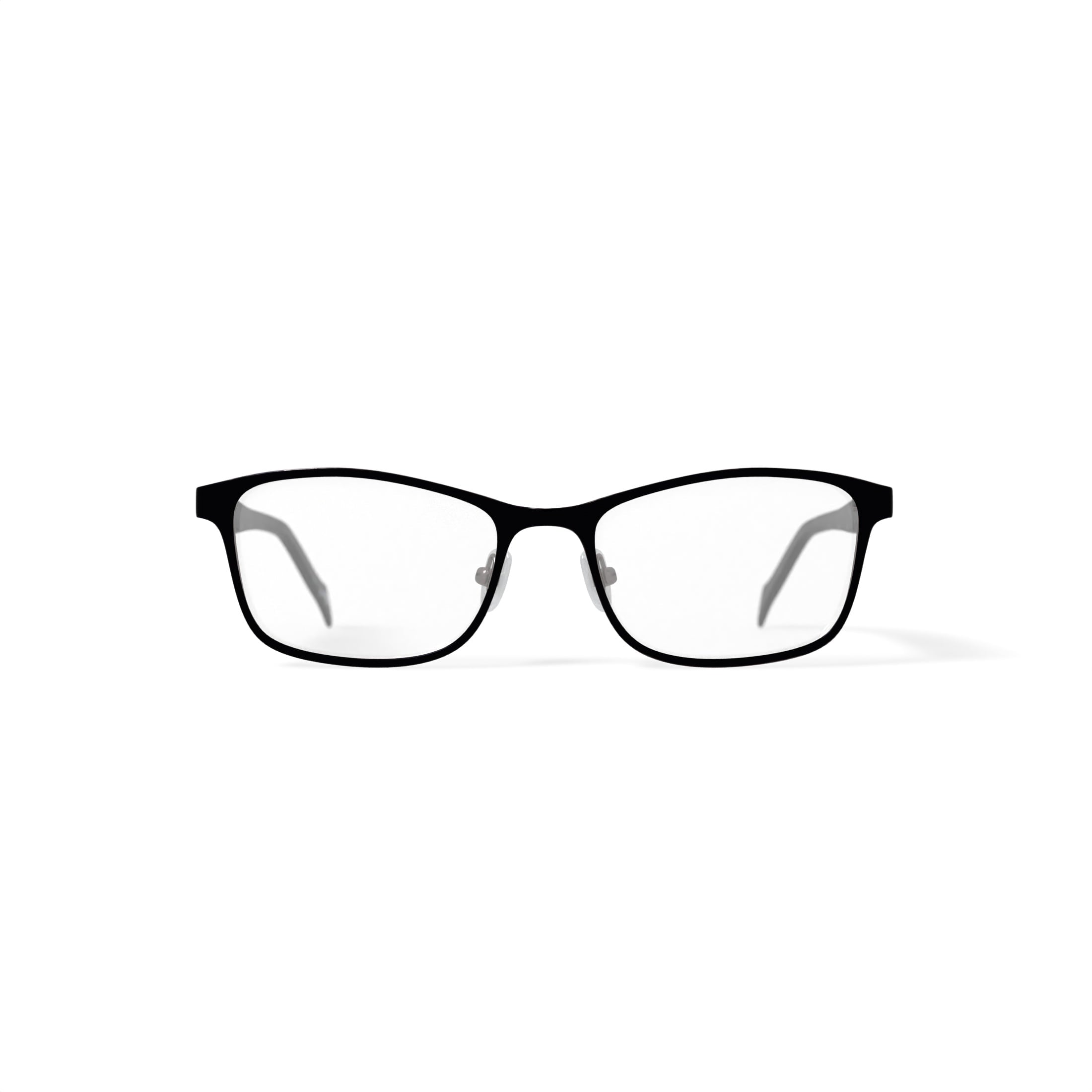 Women's Emma Rectangular Prescription Eyeglasses with Case, Black