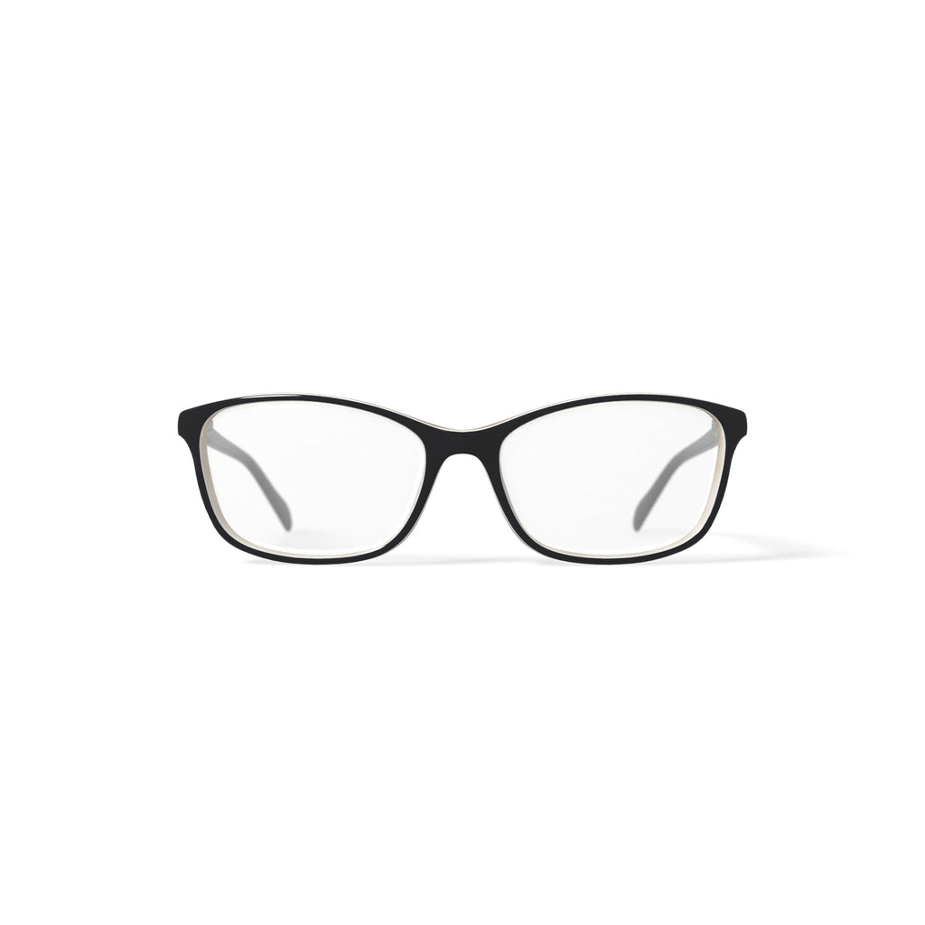 Women's Lily Rectangular Prescription Eyeglasses with Case, Brown
